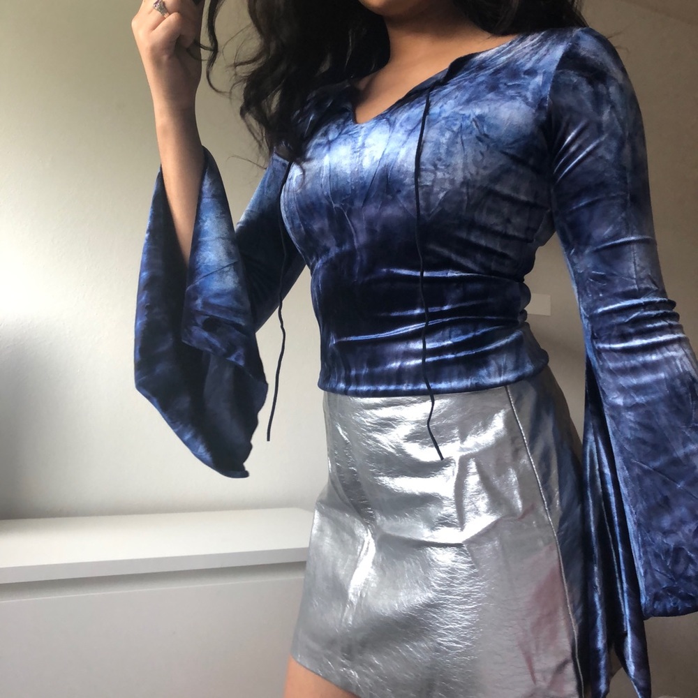 Vintage Velvet Blouse